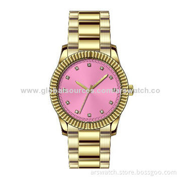 Stainless Steel Automatic Watch with Real Leather Strap, Sapphire Glass and Citizen Movement
